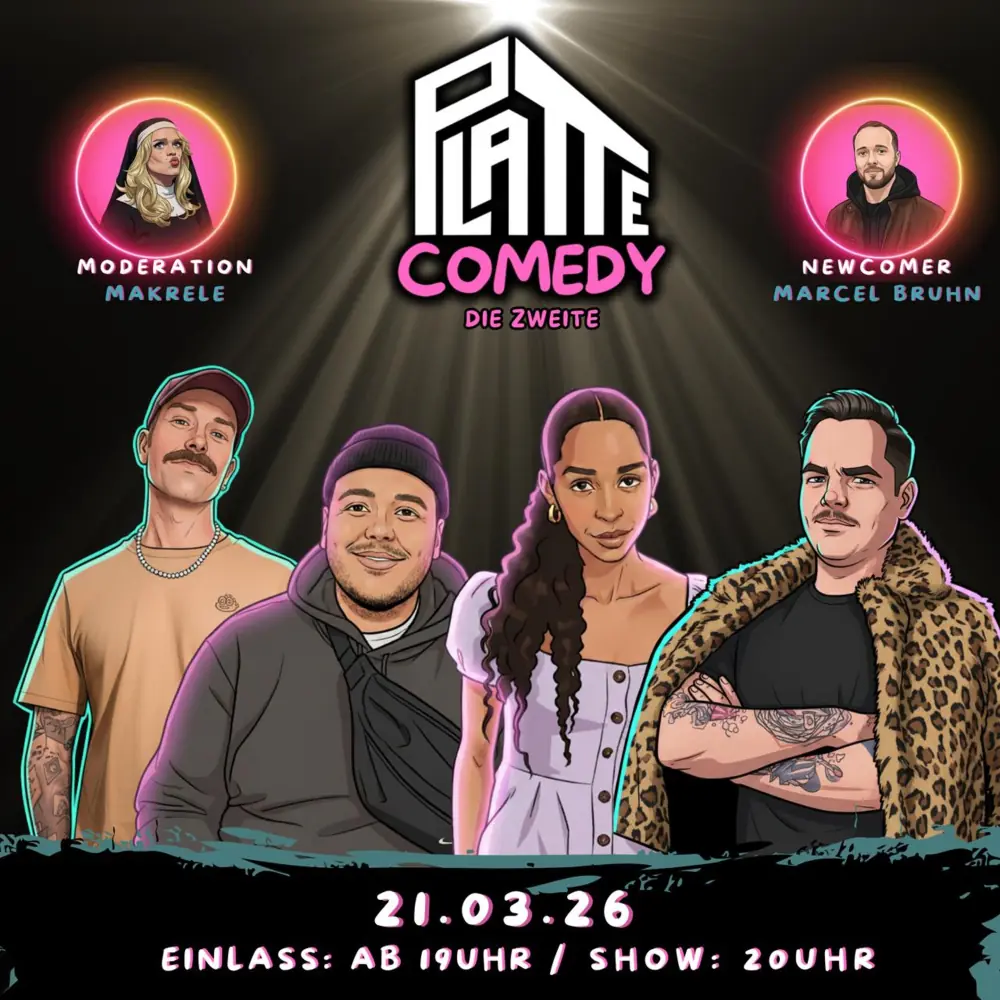 Poster: PLATTE COMEDY die Zweite