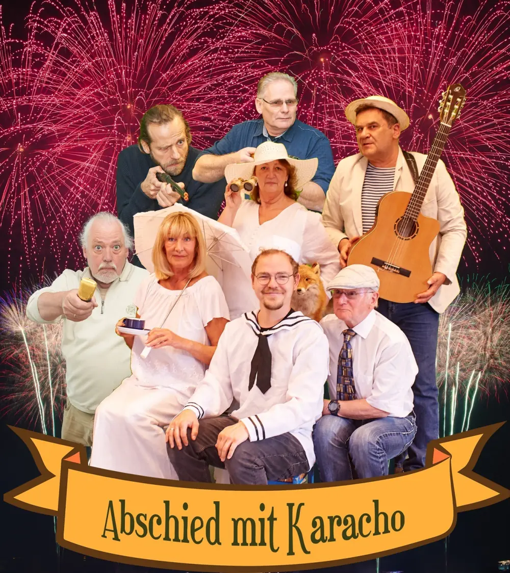 Poster: Kabarett kaHROtte – ABSCHIEDSVORSTELLUNG! – ABSCHIED MIT KARACHO