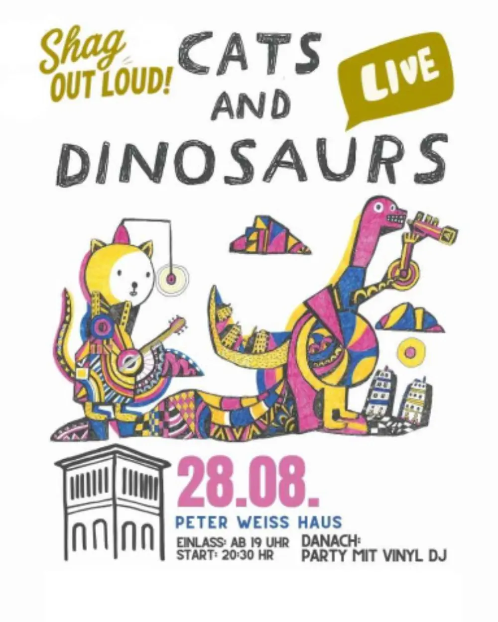 Shag Out Loud - CATS AND DINOSAURS - live